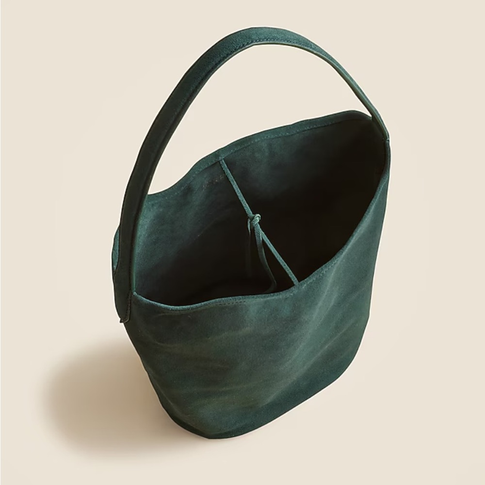 Berkeley bucket bag in Green suede - Picture 3 of 3